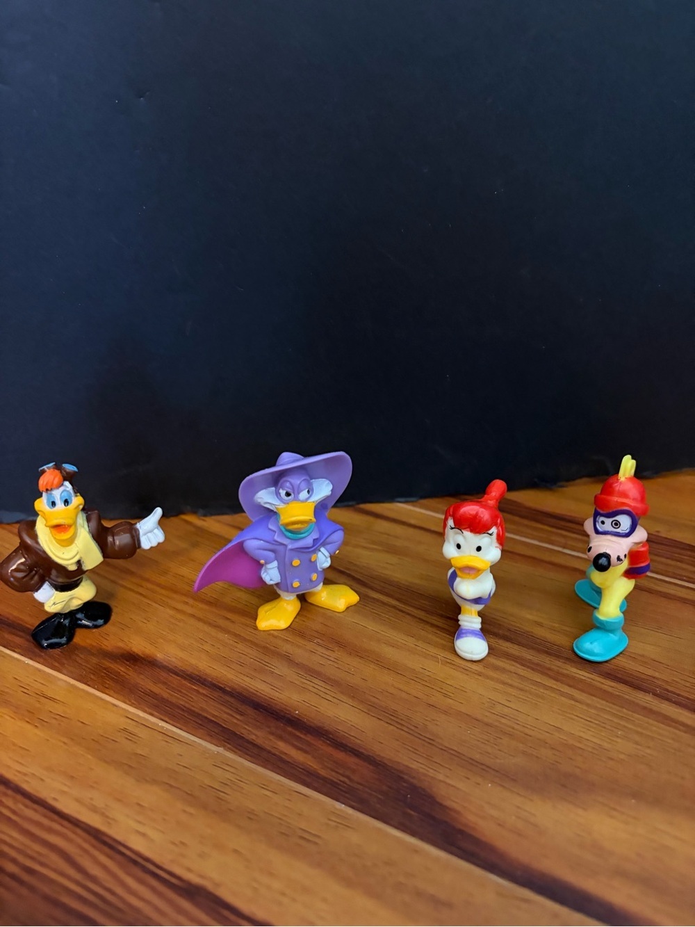 Vintage 1992 Disney Darkwing Duck Kellogg's PVC Figures Complete Set of 4